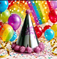 Birthday Hats Kids Adults Funny Style Set Party Cake Decorations Scene Arrangement Supplies