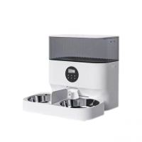 Cute Dual - Bowl Pet Smart Care Feeder