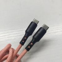 In-Mold Injection Braided PD Data Cable C TO C, USB C TO Lightning