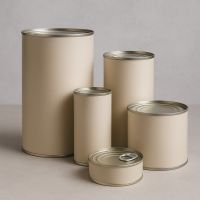 Premium Customizable Logo Design Empty Tin Cans with Tailor-Made Lids for Industry-Specific Packaging Needs From India