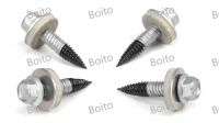 304+435 bi metal compound hexagonal flange tip tail self tapping screws