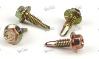 Hexagonal flange anti-pine tooth drill screws From China