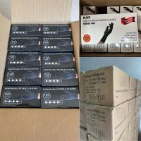 100pcs/box White Powder Free Nitrile Gloves Disposable Nitrile Gloves From China