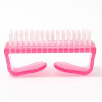 Pink Nail Clean Brush