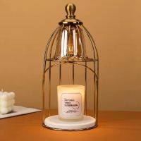 Waxgleam Novelty New Bird Cage Candle Warmer Table Lamp Lantern Candle Melting Aromatherapy Wax Melting Lamp for Bedroom Decoration From China