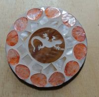 Mother of pearl shell coasters