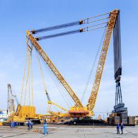 Largest 3600t XGC88000 Wind Power Hydraulic Bridge Lattice Boom Crawler Crane For Sale