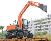 Xuzhou Brand New 9 Ton Mini Wheel Excavator HNE90W with Spreader Price From China