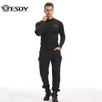 ESDY black G3 tactical frog suit set, long-sleeved long pants, men&#039;s training suit, summer outdoor tactical combat suit