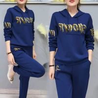 2025 Plus Size Hoodie and Sweatpants Set - XXL to 5XL Relaxed Fit