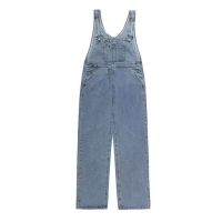 Bestselling Women&#039;s Distressed Denim Overalls Trendy Washed Jeans Jumpsuit