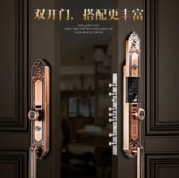 Retro Copper Art Double-Door Smart Lock From China