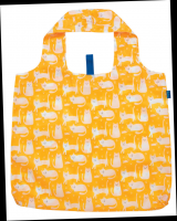 Customized Eco-Friendly Grocery Bags - Foldable, Washable, Packable, Zippered Top Pouch