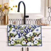 CUSTOM LOGO BATHROOM KITCHEN TEA TOWEL-DOUBLE-SIDED PRINT