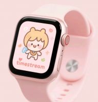 Pink square - dial smartwatch