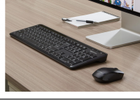 Amazon Basics 2.4GHz Wireless Computer Keyboard and Mouse Combo