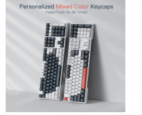 Redragon K668 RGB Gaming Keyboard, 108 Keys Wired Mechanical Keyboard w/Extra 4 Hotkeys, Sound Absorbing Foams, Upgraded Hot-swappable Socket, Mixed Color Keycaps x 2 Sets, Red Switch