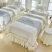 New high-end lace princess-style beauty bed cover set of four pieces, featuring luxurious style, dirt-resistant property and light luxury vibe, with bed sheets.