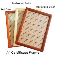 A4 Xuan Paper Certificate Wooden Frame