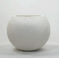 Orion White Stone Planter