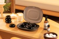 BY-HB01 Hot Stone Message Set Obsidian