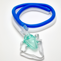 Y-Style U-Shape Medical PVC Hyperbaric Oxygen Chamber Mask Non-Toxic CO2 EOS Disinfecting Mask for Rehabilitation Therapy