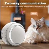 Intelligent AI Robot Pet Toy Rolling Ball Interactive with Lovely Style Made From Sustainable Materials-Rubber and Silicone