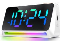 Loud Alarm Clock with Dynamic RGB Color Changing-TX1
