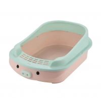 trendy color - blocking litter basin