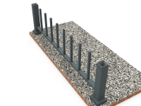 Aluminum Railing Handrail Frame Profile Extrusion, Customized Design
