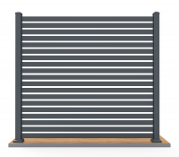Aluminum Profile Fences Frame Extrusion Anodized, Customized Design