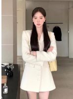 French rich girl little fragrance wind dress women autumn and winter high-end feeling dressing high-end exquisite suit skirt