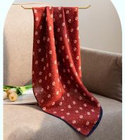 Red Leaves: AzureSilk Vintage Scarf Collection