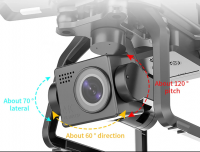 Foldable and Portable Drone: Compact and foldable for easy carrying