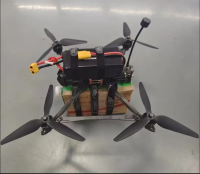 Glow-in-the-dark Drone: LED lights for night shooting