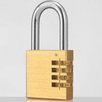 Brass 4 - Digit Combination Padlock