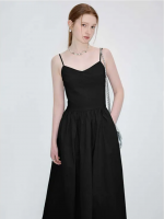 Summer 2025 Sense of Sophistication Elegant Halter Dress Petite French-style Long Dress for Women