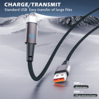 Nylon zinc alloy 3A fast charging cell phone cable From China