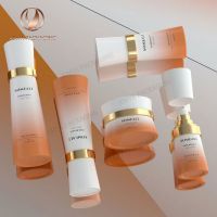 cream jars foundation bottle lotion toner skincare set cosmetic packaging empty containers From China