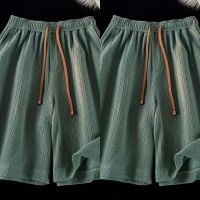 Military green quick-dry shorts, summer outdoor sports pants casual loose above-knee mid-length shorts From China