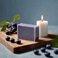 Private Label Blueberry Acai Berry Soap Antioxidant Rich Skin Nourishing for Dull Aging Skin Luxury Spa Skincare