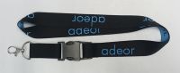 Custom woven lanyard