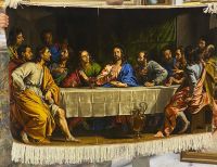 Handwoven Persian Tapestry &acirc;�� The Last Supper From Morocco