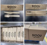 Eco Friendly Biodegradable Compostable Wooden Disposable Tableware Biodegradable Spoon Knife and Fork From China