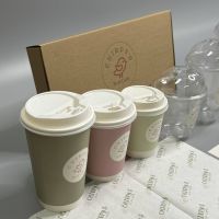 Custom Logo Design Printing Disposable Double