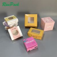 Takeout-Friendly Custom Paper Cake Box with Window Handle - Matte Laminated &amp; Embossed