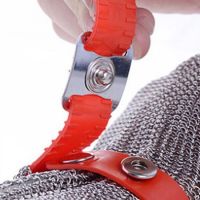 DDDSAFETY OEM BSCI wrist wrap Highest Level Cut Resistant Stainless Steel Metal Mesh Chain mesh Meat Cutting Food Processing Knife ÃÂ Butcher Glove From China