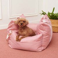 Waterproof Detachable Car Dog Bed - Oxford Sakura Pink (M/L) | MOQ 50 | Free Samples From China
