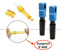 100pcs SC UPC Quick Connectors Fiber Optic Connectors FTTH Fiber Optic Connectors
