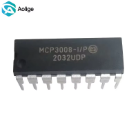 MCP3008-I/P Mcp3008 DIP-16 Mcp 8-channel 10-bit ADC, including SPI interface for Raspberry Pi digital-to-analog converter